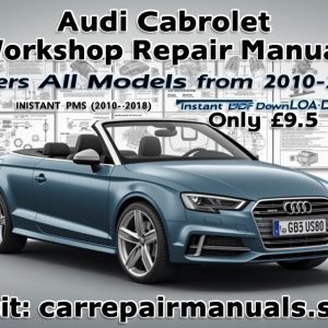 Audi Cabriolet Workshop Repair Manual