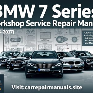BMW 7 Series Workshop Service Repair Manual Download (1985–2017)