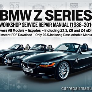 BMW Z Series Workshop Service Repair Manual Download (1988–2016)