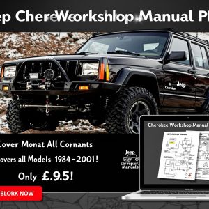 Jeep Cherokee PDF Workshop Service Repair Manual (1984–2001) – Instant Download