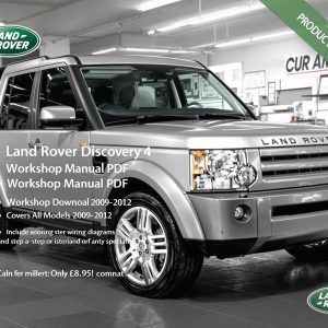 Land Rover Discovery 4 PDF Workshop Service Repair Manual (2009–2012) – Instant Download