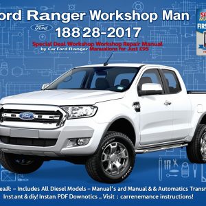 Ford Ranger Workshop Service Repair Manual PDF Download (1984–2017)