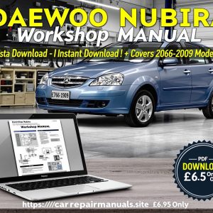 Daewoo Nubira Workshop Manual Download | 2006–2009 Service & Repair Guide