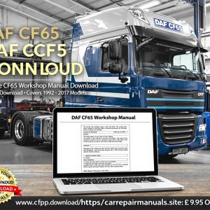 DAF CF65 Workshop Manual Download | 1992–2017 Service & Repair Guide