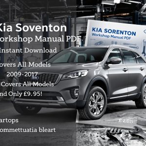 Kia Sorento PDF Workshop Service Repair Manual (2009–2017) – Instant Download